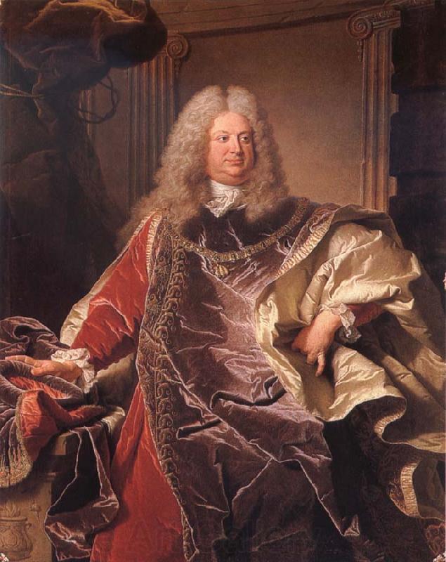 Hyacinthe Rigaud Count Philipp Ludwing Wenzel of Sinzendorf Spain oil painting art